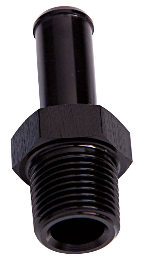 Aeroflow Male NPT to Barb Straight Adapter 1/8" to 3/16" AF841-03-04BLK