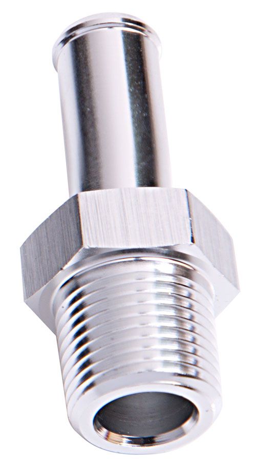 Aeroflow Male NPT to Barb Straight Adapter 3/8" to 3/8" AF841-06-06S