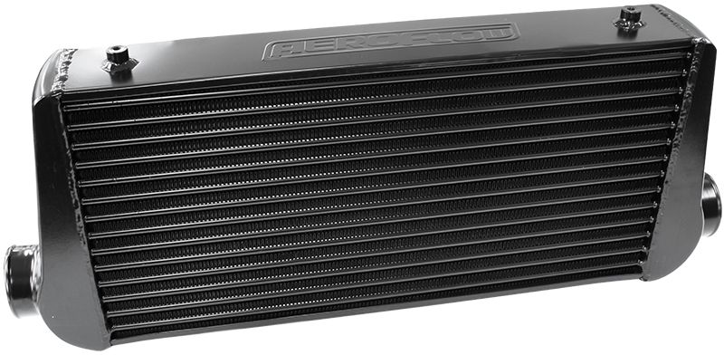 Aeroflow 600x300x100mm Street Series Aluminium Intercooler, Black Finish AF90-1004BLK