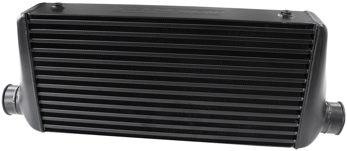 Aeroflow 600x300x100mm Race Series Aluminium Intercooler, Black Powder Coated Finish AF90