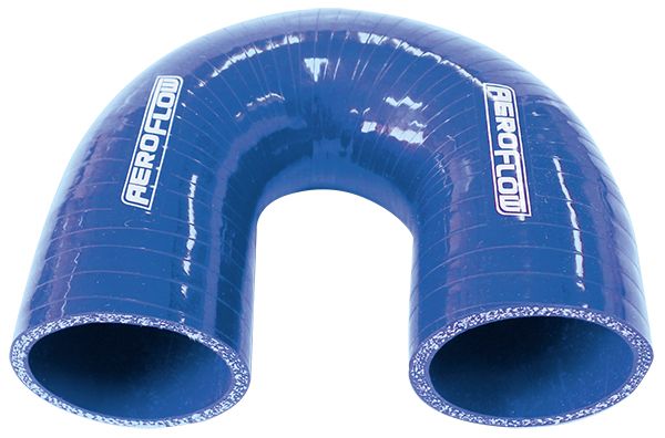 Aeroflow Gloss Blue 180° Silicone Elbow Hose 2" (51mm) I.D AF9006-200