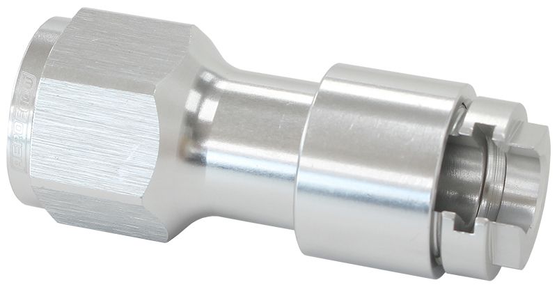 Aeroflow Push-On 5/16" Female EFI Fuel Fitting - Silver AF908-06-01S