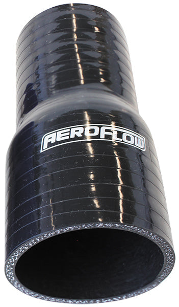 Aeroflow Gloss Black Straight Silicone Reducer / Expander Hose 5/8" (16mm) to 1/2" (13mm)