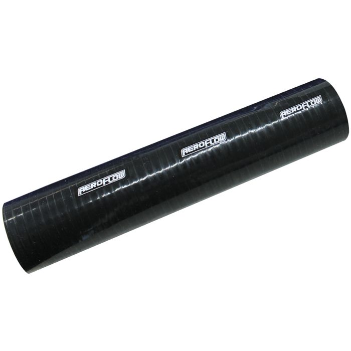 Gloss Black Straight Silicone Hose AF9201
 3" (76mm) Length. 3-Ply, 11/64"(4.5mm) Wall Thickness