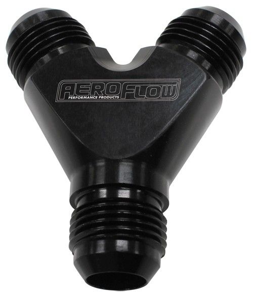 Aeroflow Billet Y-Block AF930-04-03BLK