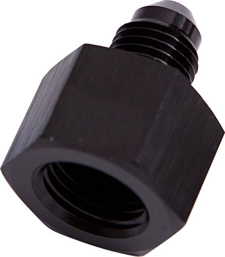 Aeroflow AN Flare Reducer Female/Male -8AN to -6AN AF950-08-06BLK
