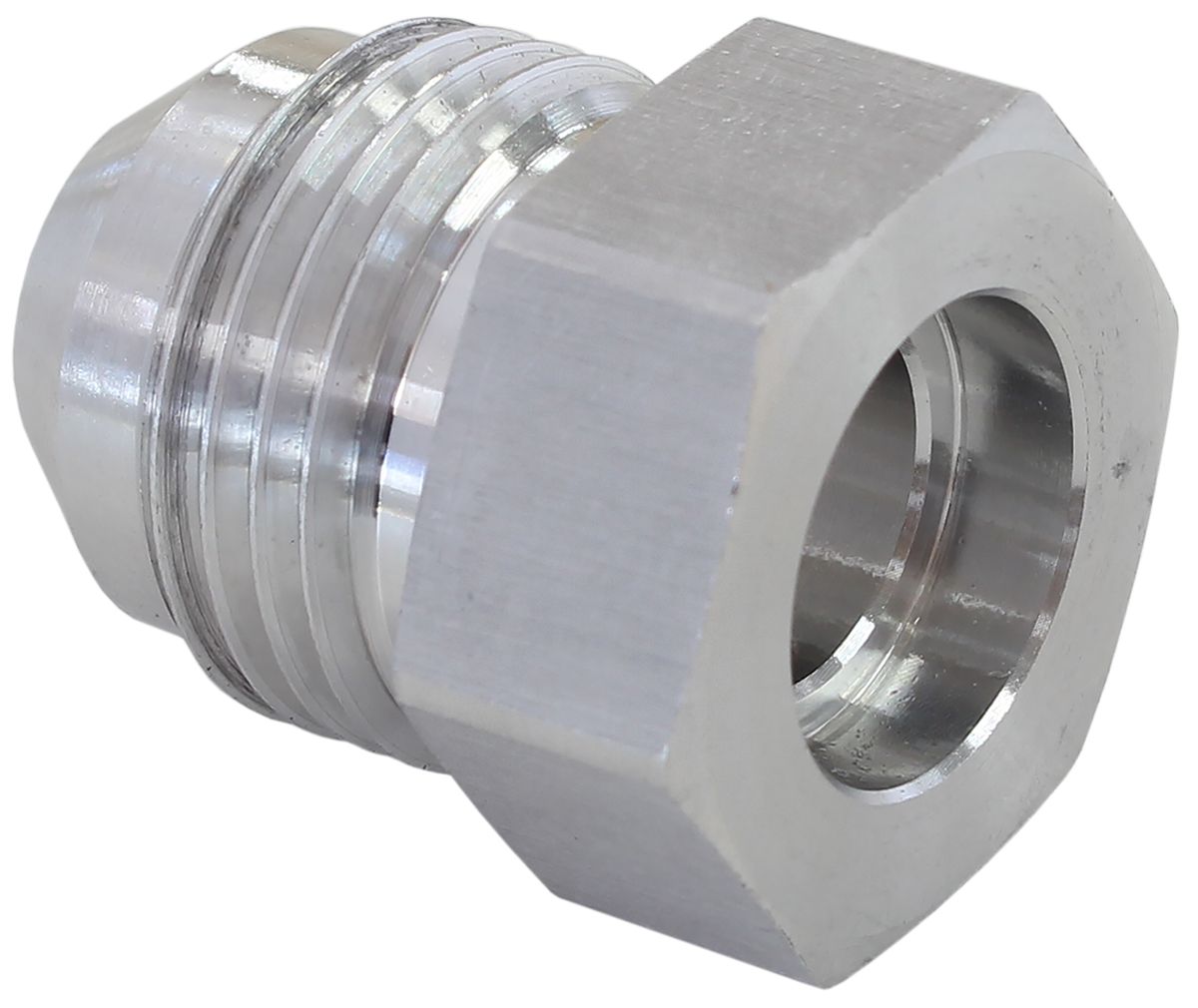 Aeroflow Weld-On Aluminium Male Hex -6AN Fitting AF999-06DH