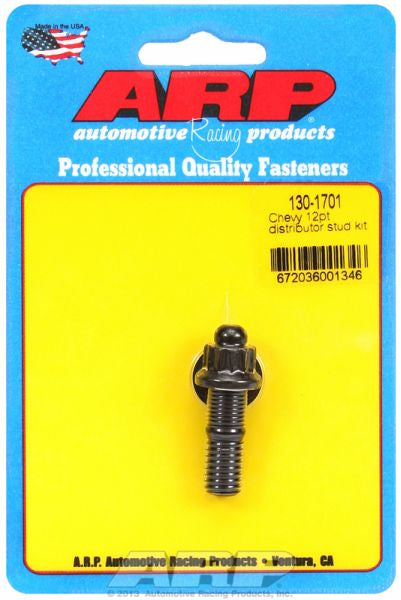 ARP fasteners Distributor Stud Kit, 12-Point Nut Black Oxide AR130-1701