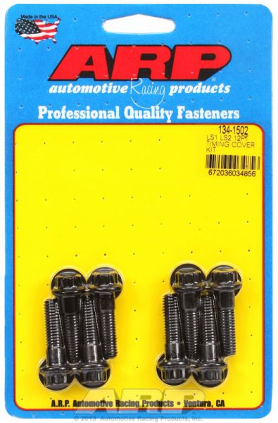 ARP fasteners Timing Cover Bolt Kit, 12-Point Head Black Oxide AR134-1502