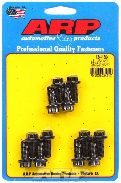 ARP fasteners Rear Motor Cover Bolt Kit, 12-Point Black Oxide AR134-1504