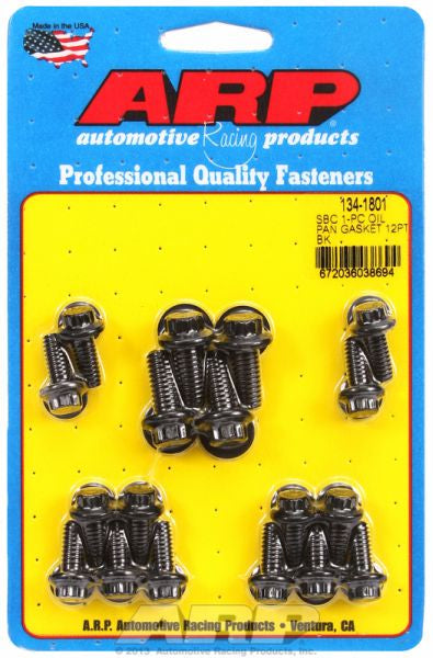 ARP fasteners Oil Pan Bolt Kit, 12-Point Black Oxide AR134-1801