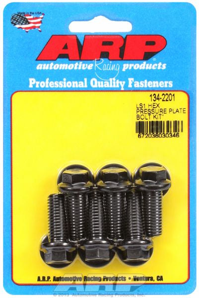 ARP fasteners Pressure Plate Bolt Kit, Hex Head Black Oxide AR134-2201