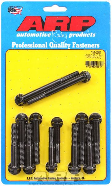 ARP fasteners Intake Manifold Bolt Kit Hex Head, Black Oxide AR154-2004