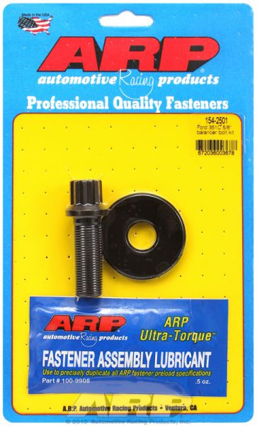 ARP fasteners Harmonic Balancer Bolt, 12-Point Black Oxide AR154-2501