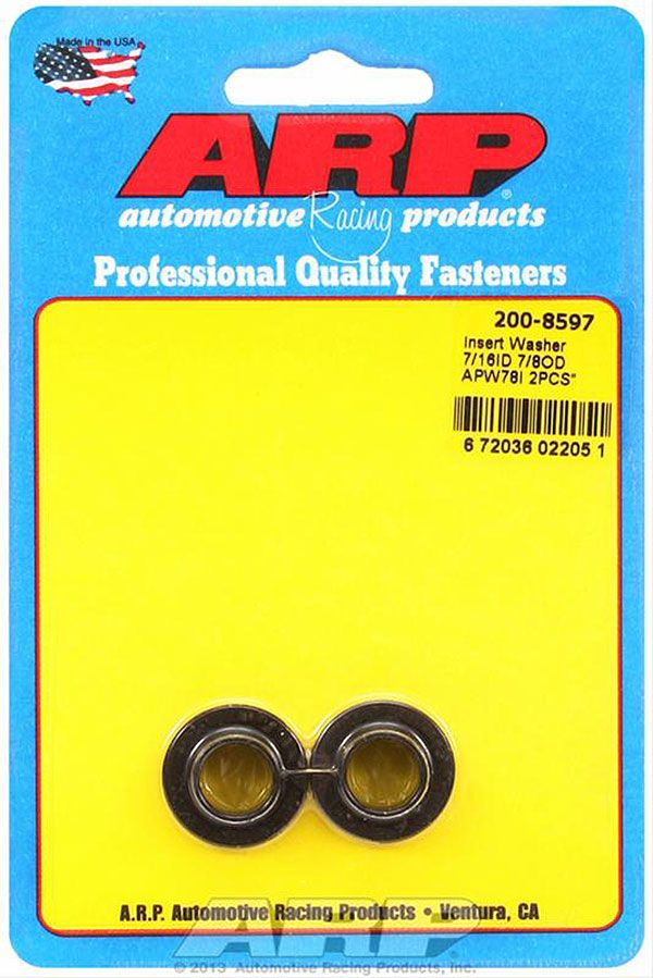 ARP fasteners Insert Washers, 7/16" I.D, 7/8" O.D, .529" Insert AR200-8597