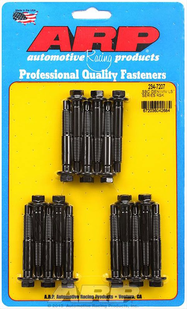 ARP fasteners Rocker Arm Stud & Nut Kit, 12-Point Nut AR234-7207