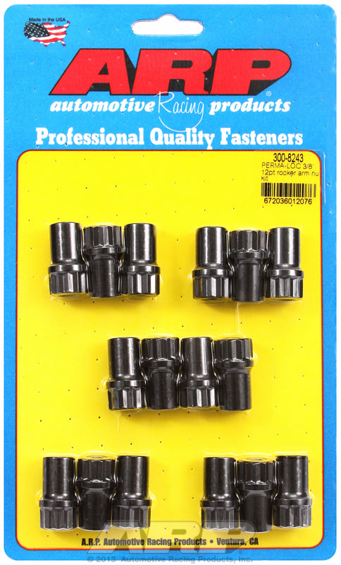ARP fasteners Perma Loc Posi Locks, 12-Point Black Oxide AR300-8243