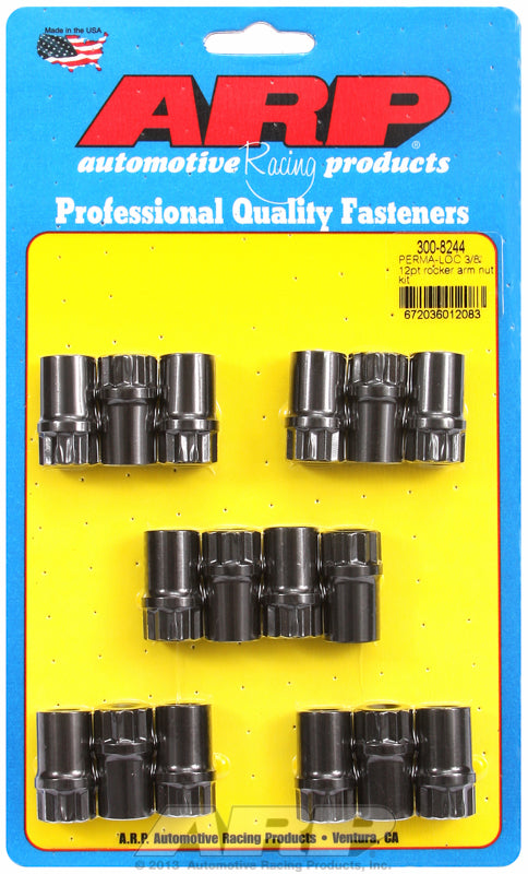 ARP fasteners Perma Loc Posi Locks, 12-Point Black Oxide AR300-8244
