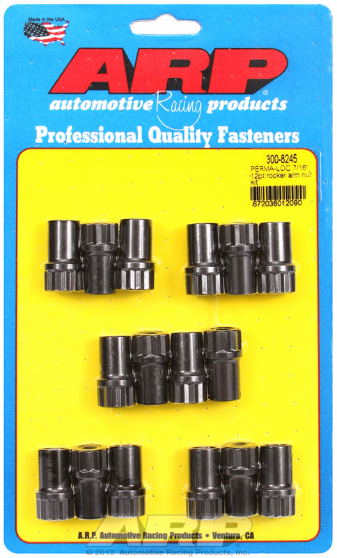 ARP fasteners Perma Loc Posi Locks, 12-Point Black Oxide AR300-8245