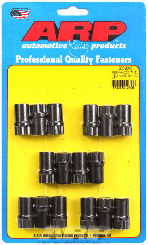 ARP fasteners Perma Loc Posi Locks, 12-Point Black Oxide AR300-8246