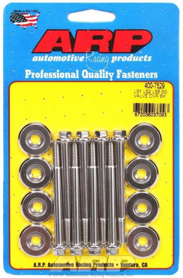 ARP fasteners Valve Cover Bolt Kit, Hex Stainless AR400-7529