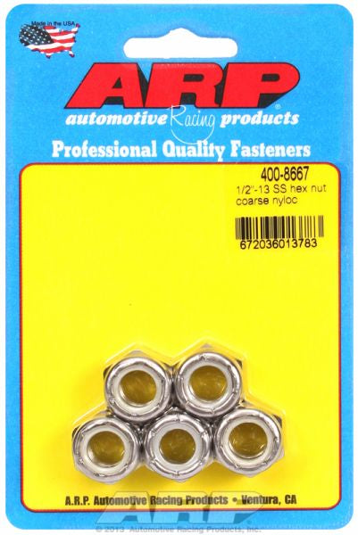 ARP fasteners S/S Hex Nyloc Nuts AR400-8667