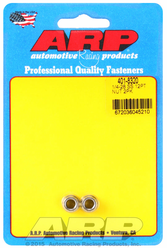 ARP fasteners 12-Point Nut, Polished S/S AR401-8320