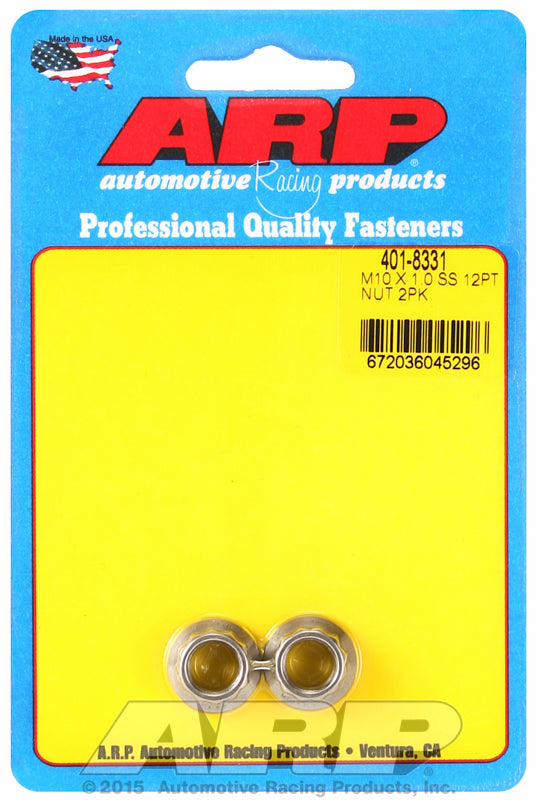 ARP fasteners 12-Point Nut, Polished S/S AR401-8331