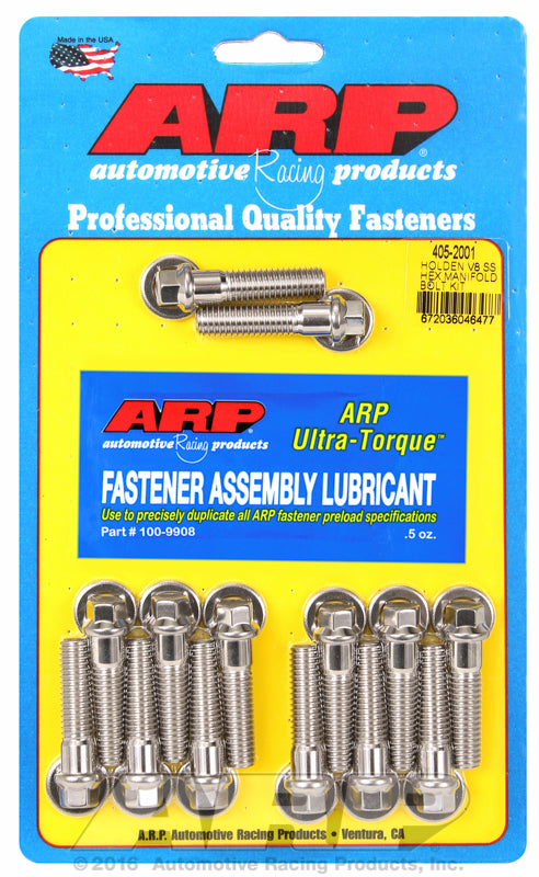 ARP fasteners Intake Manifold Bolt Kit, Hex Head S/S AR405-2001