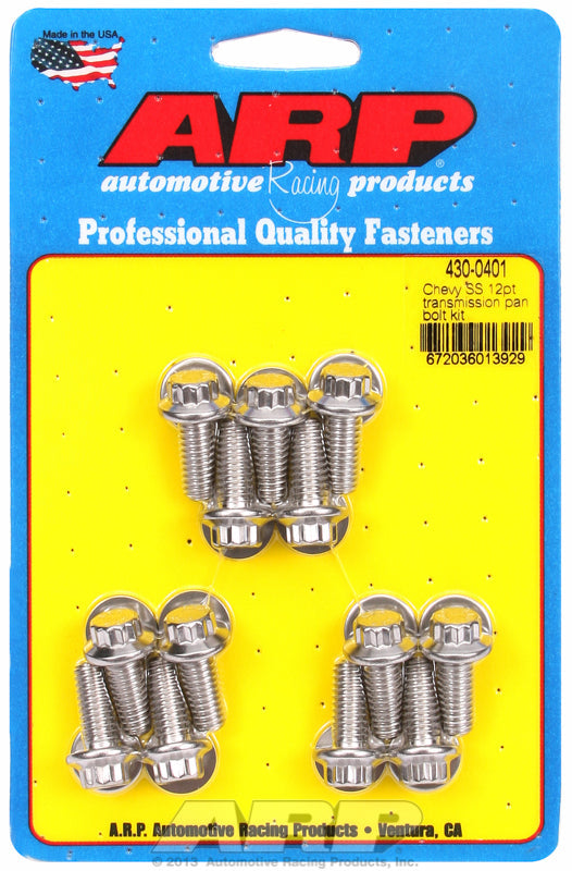 ARP fasteners Transmission Bolt Kit, 12-Point S/S AR430-0401