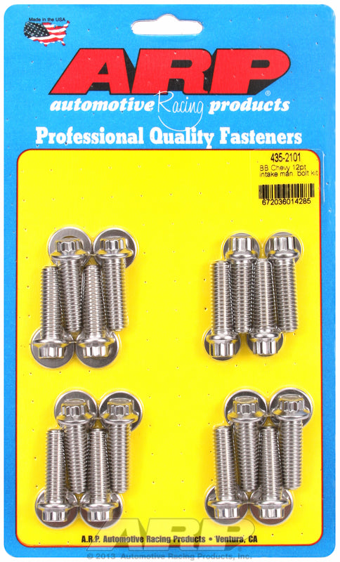 ARP fasteners Intake Manifold Bolt Kit, 12-Point Head S/S AR435-2101