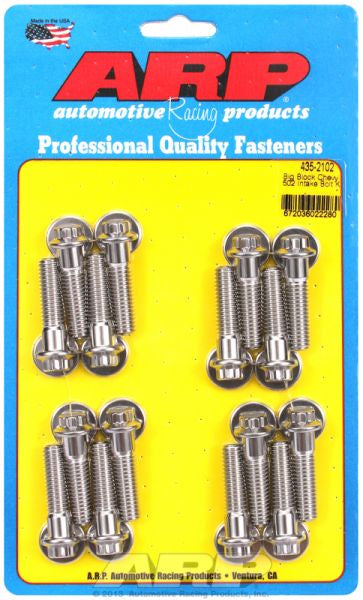 ARP fasteners Intake Manifold Bolt Kit, 12-Point Head S/S AR435-2102