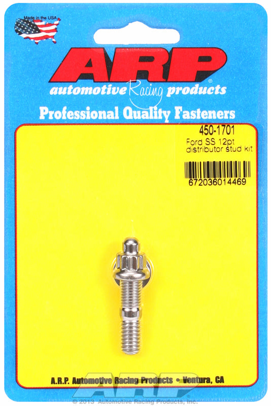 ARP fasteners Distributor Stud Kit, 12-Point Nut S/S AR450-1701