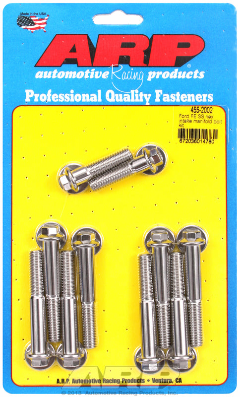 ARP fasteners Intake Manifold Bolt Kit, Hex Head S/S AR455-2002