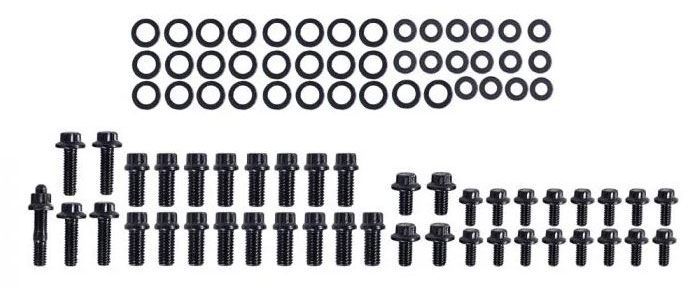 ARP fasteners Engine Accessory Bolt Kit, 12-Point Head Black Oxide AR554-9704