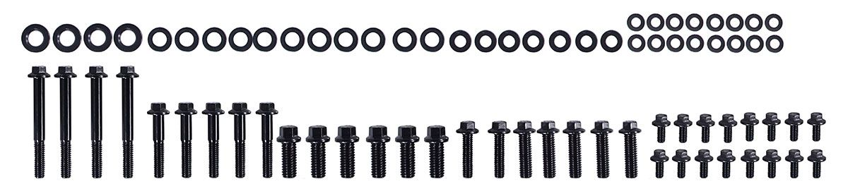 ARP fasteners Engine Accessory Bolt Kit, Hex Head Black Oxide AR554-9804