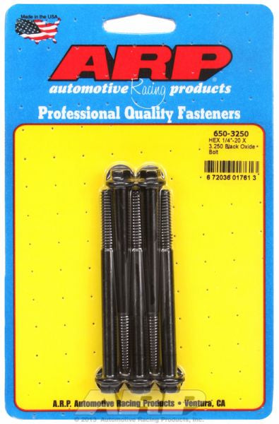 ARP fasteners 5-Pack Bolt Kit, Hex Head Black Oxide AR650-3250