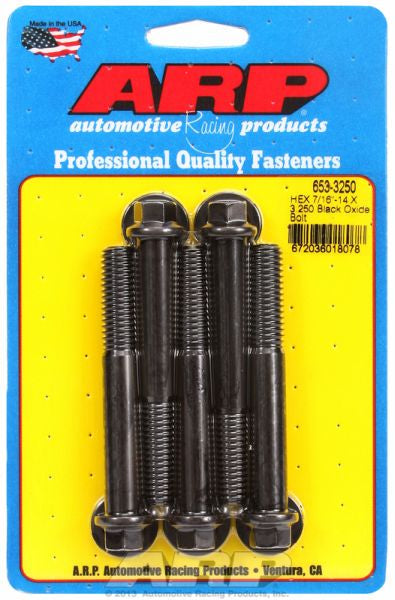 ARP fasteners 5-Pack Bolt Kit, Hex Head Black Oxide AR653-3250