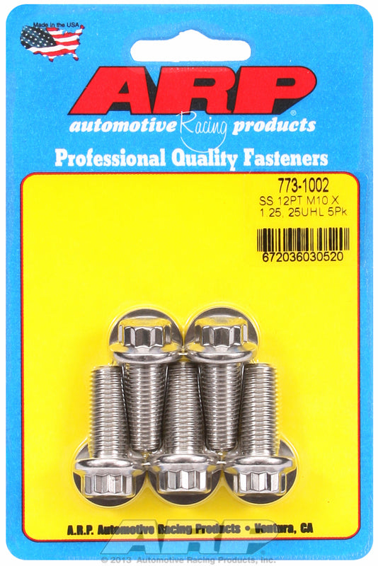 ARP fasteners 5-Pack Bolt Kit, 12-Point S/S AR773-1002
