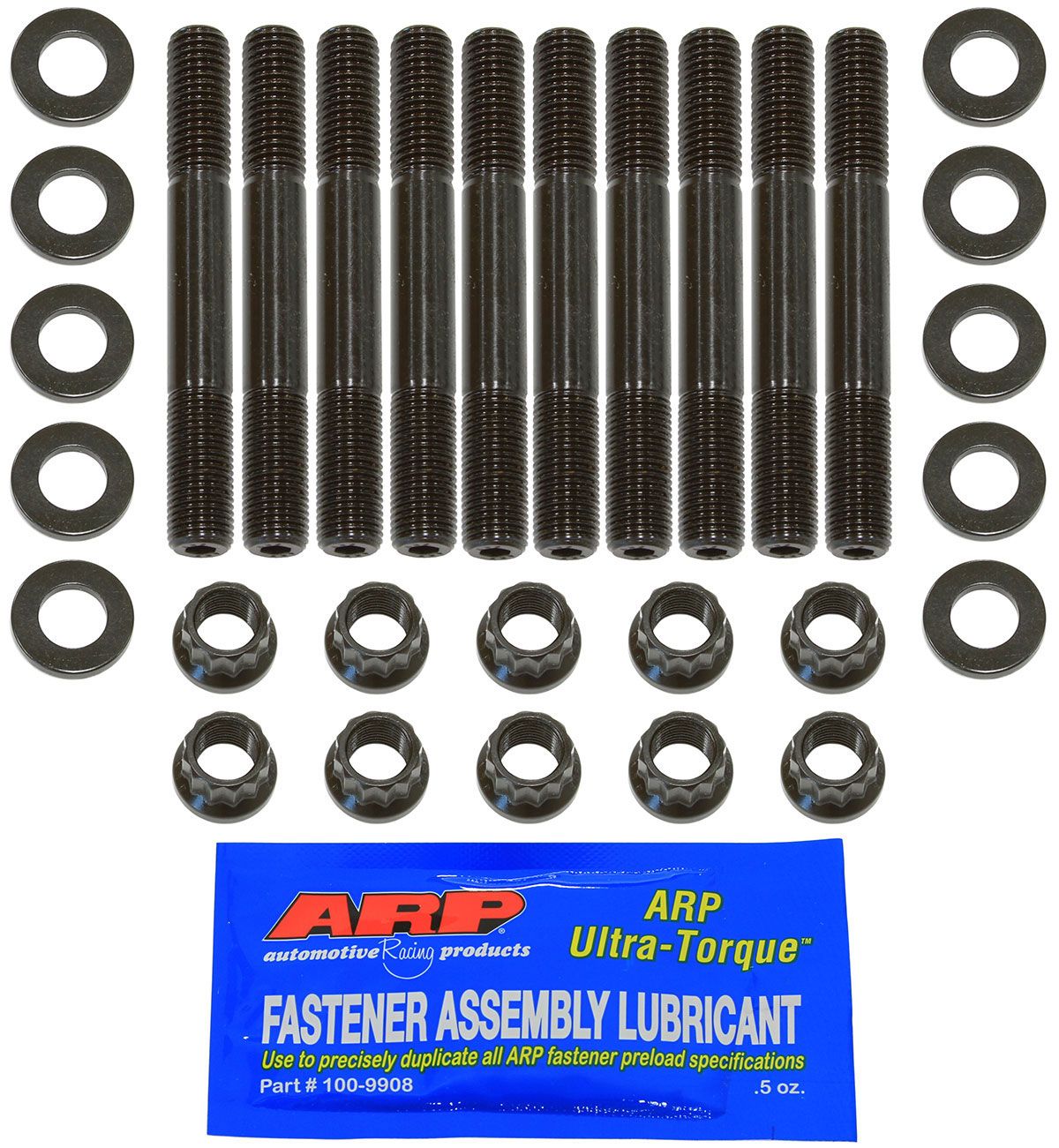 ARP Fasteners Main Stud Kit, 2-Bolt Main Hex Nut