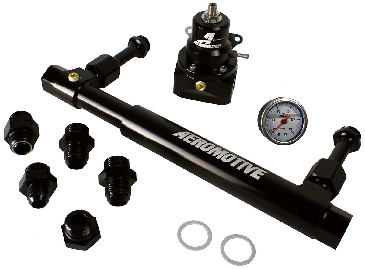 Aeromotive Dual Action Adjustable Fuel Log with Bypass Regulator ARO17248