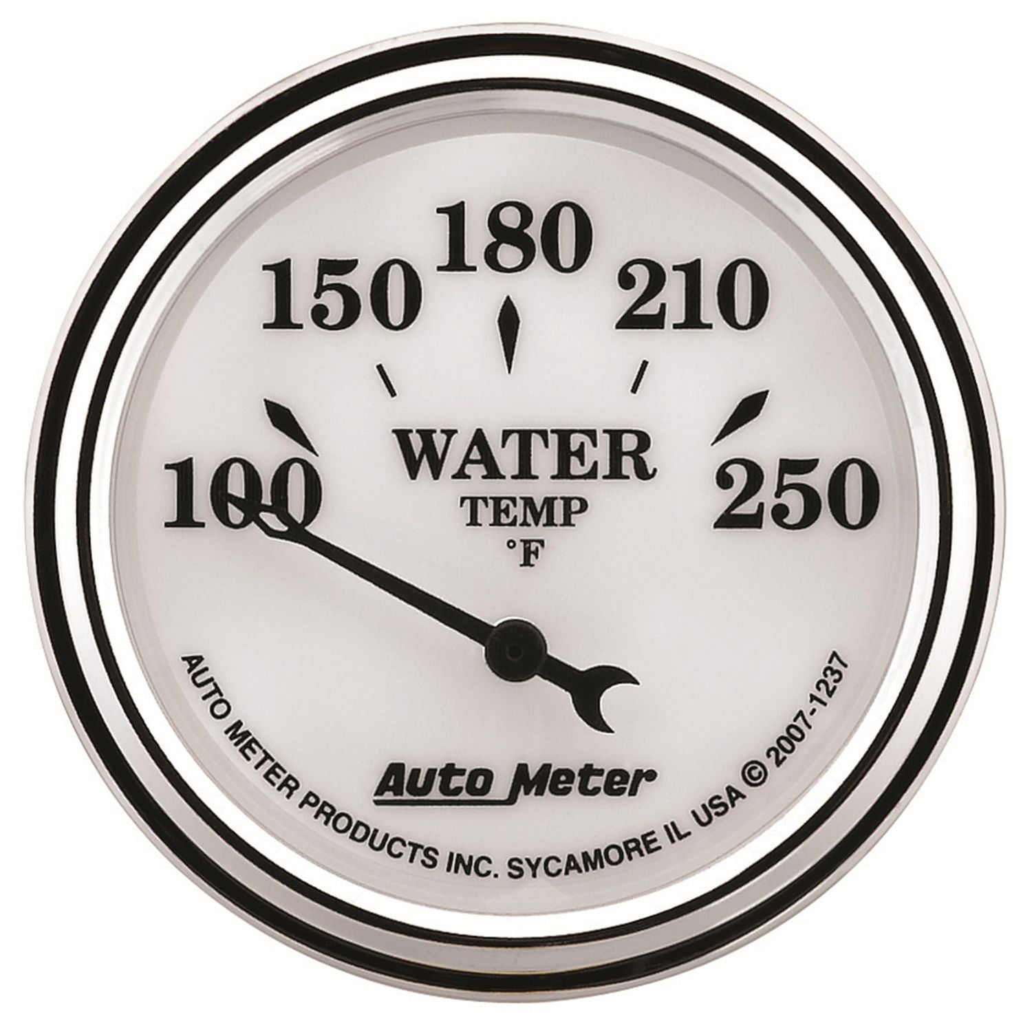 Auto Meter Old Tyme White II Water Temperature Gauge AU1237