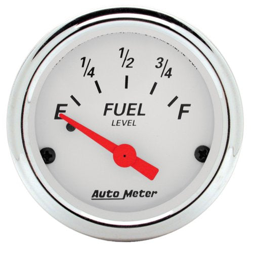 Auto Meter Arctic White Series Fuel Level Gauge AU1315