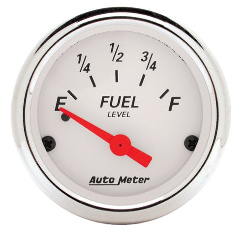 Auto Meter Arctic White Series Fuel Level Gauge AU1318