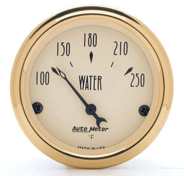 Auto Meter Golden Oldies Series Water Temperature Gauge AU1538