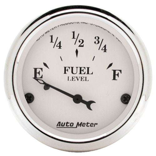 Auto Meter Old Tyme White Series Fuel Level Gauge AU1604