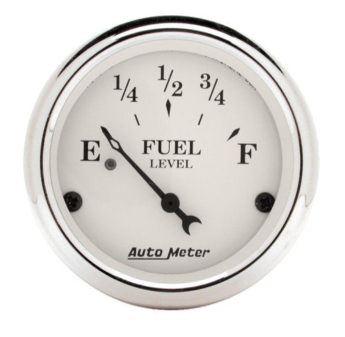 Auto Meter Old Tyme White Series Fuel Level Gauge AU1606