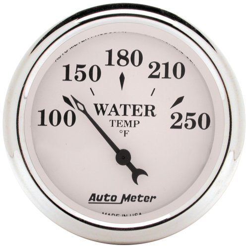 Auto Meter Old Tyme White Series Water Temperature Gauge AU1638