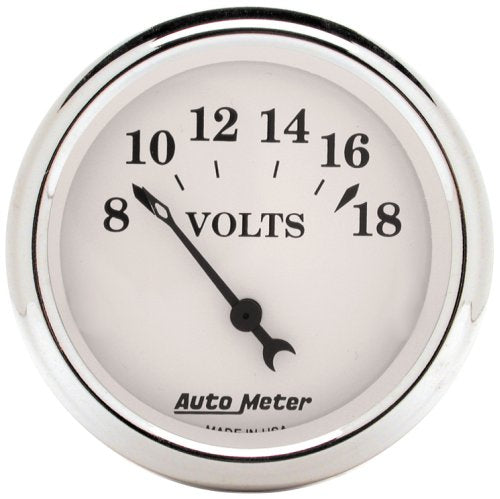 Auto Meter Old Tyme White Series Voltmeter AU1692