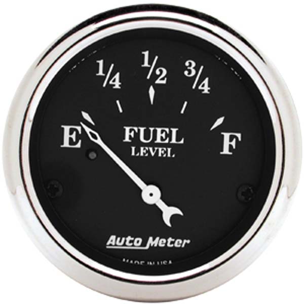 Auto Meter Old Tyme Black Series Fuel Level Gauge AU1717